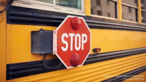school bus stop sign