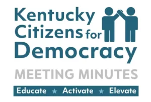 meeting minutes with KCfD logo